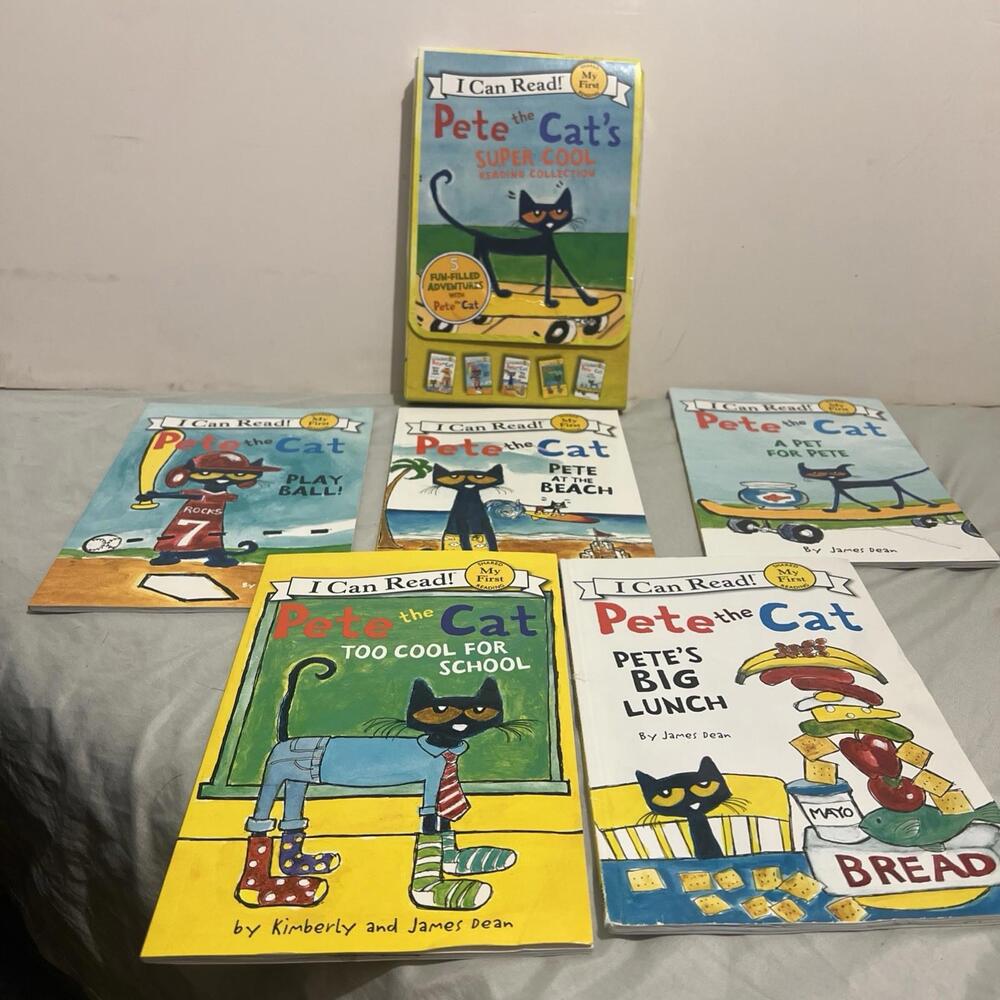 Pete the Cat's Super Cool Book Reading Collection - My First I Can Read